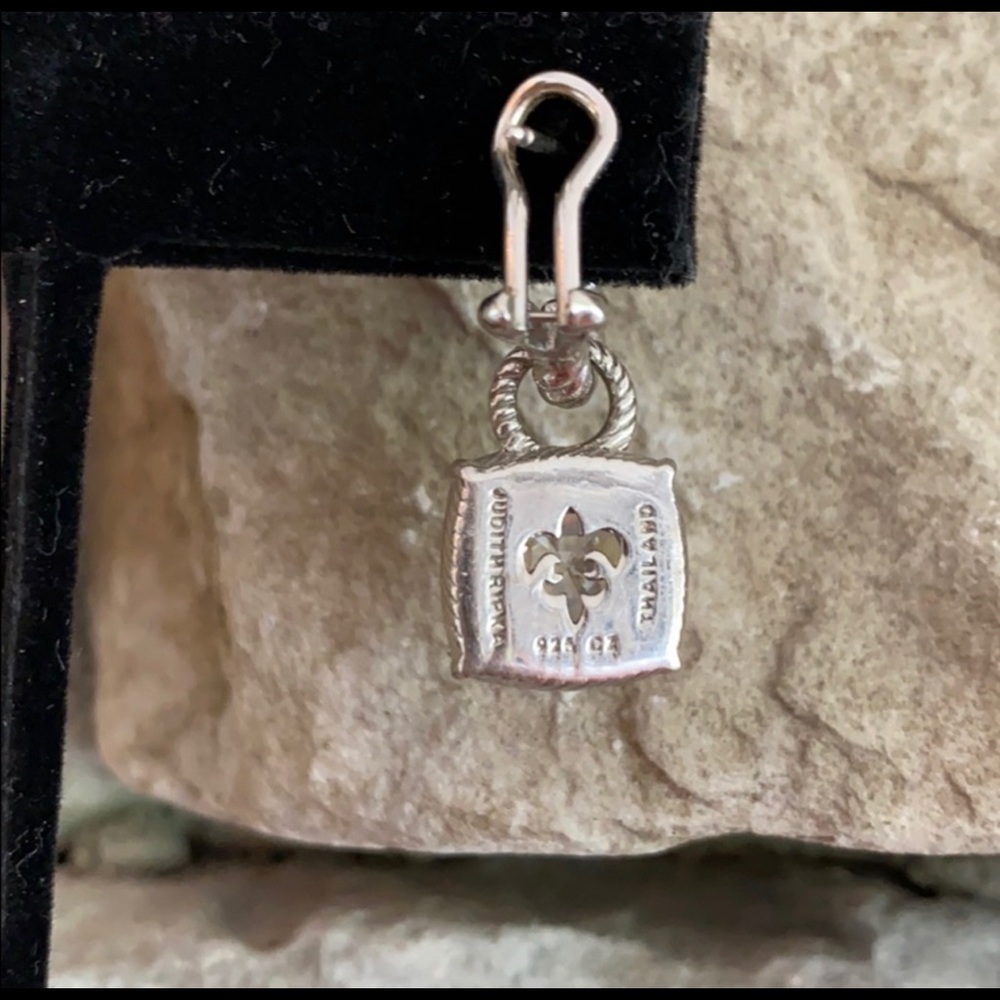 Judith Ripka SS earrings - Picture 5 of 7